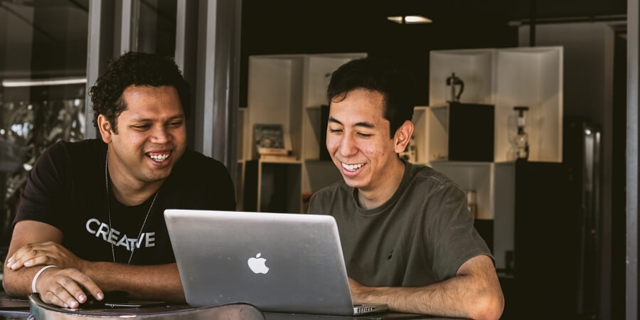Two People Mentoring