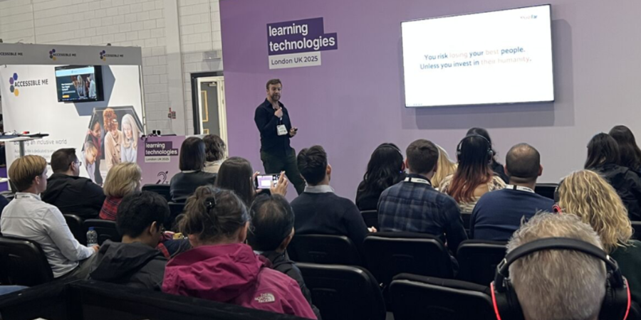Albert Speaking at Learning Technologies